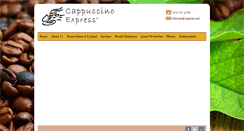Desktop Screenshot of cappuccinoexpresstx.net